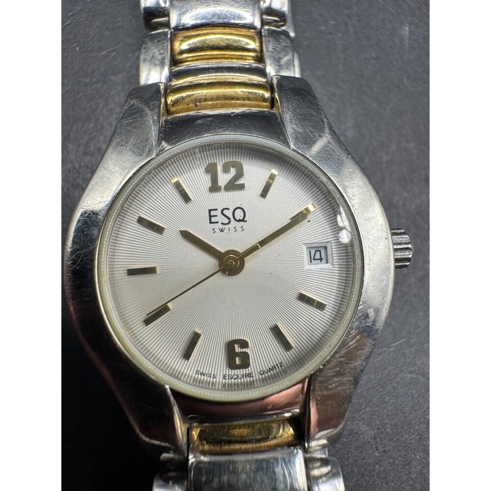 ESQ By Movado Previa Two Tone Stainless Steel Swiss Made Quartz Men's Watch